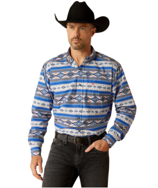Ariat Men's Ryder Long Sleeve Shirt Royal Blue / XL Ariat Men's Ryder Long Sleeve Shirt Royal Blue / XL