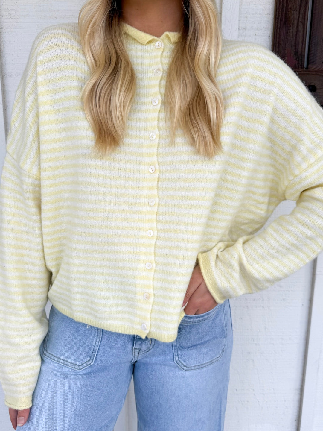 The Piper Striped Cardigan