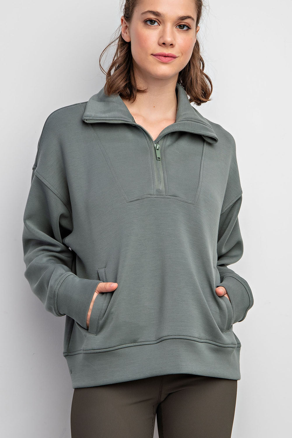 The Rae Modal Quarter Zip Pullover