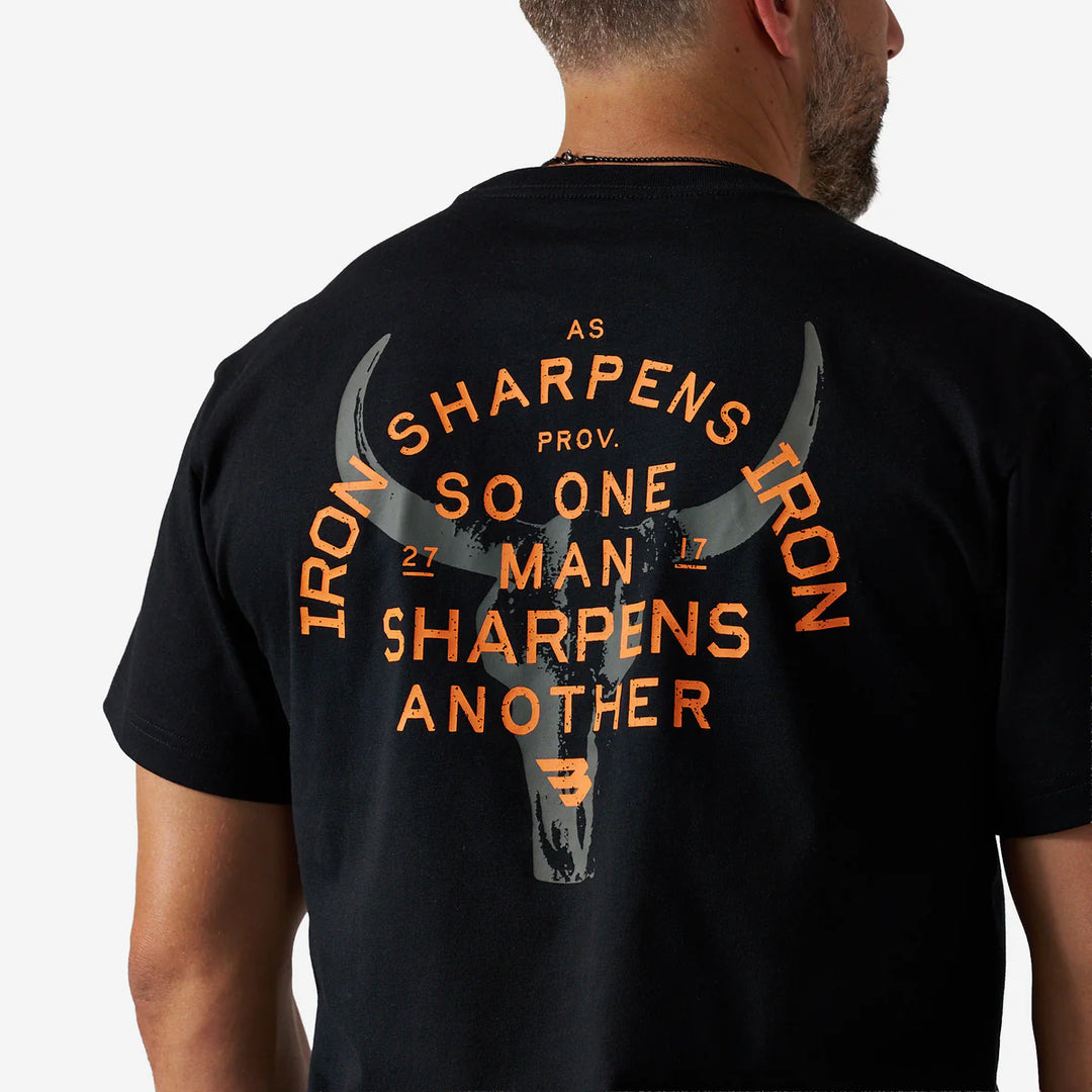 Burlebo Vintage Washed Tee - Proverbs 27:17