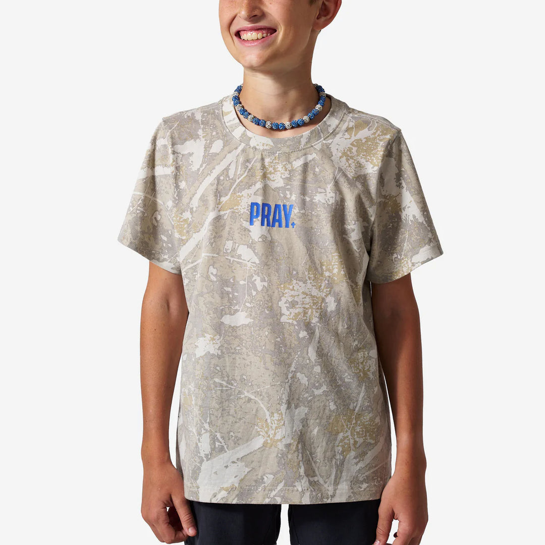 Burlebo Youth Vintage Washed Tee - PRAY