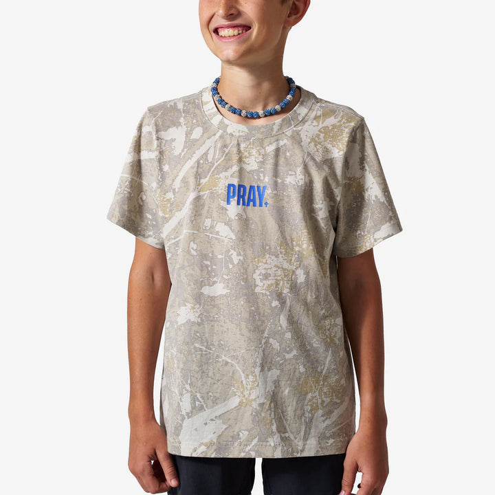 Burlebo Youth Vintage Washed Tee - PRAY