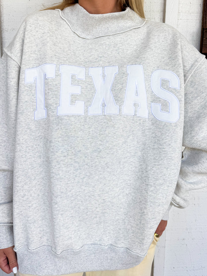 The Lone Star Mock Neck Sweatshirt