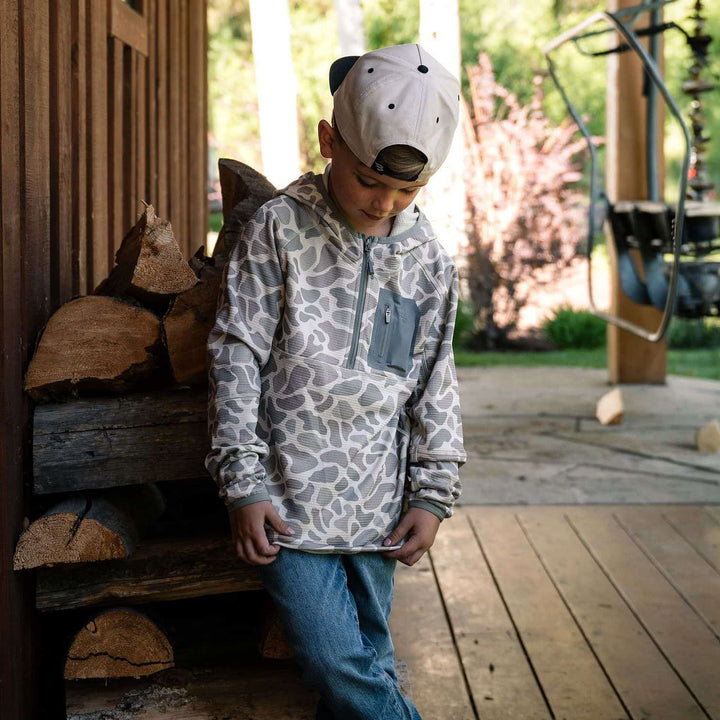 Burlebo Youth Blaze Tech Quarter Zip