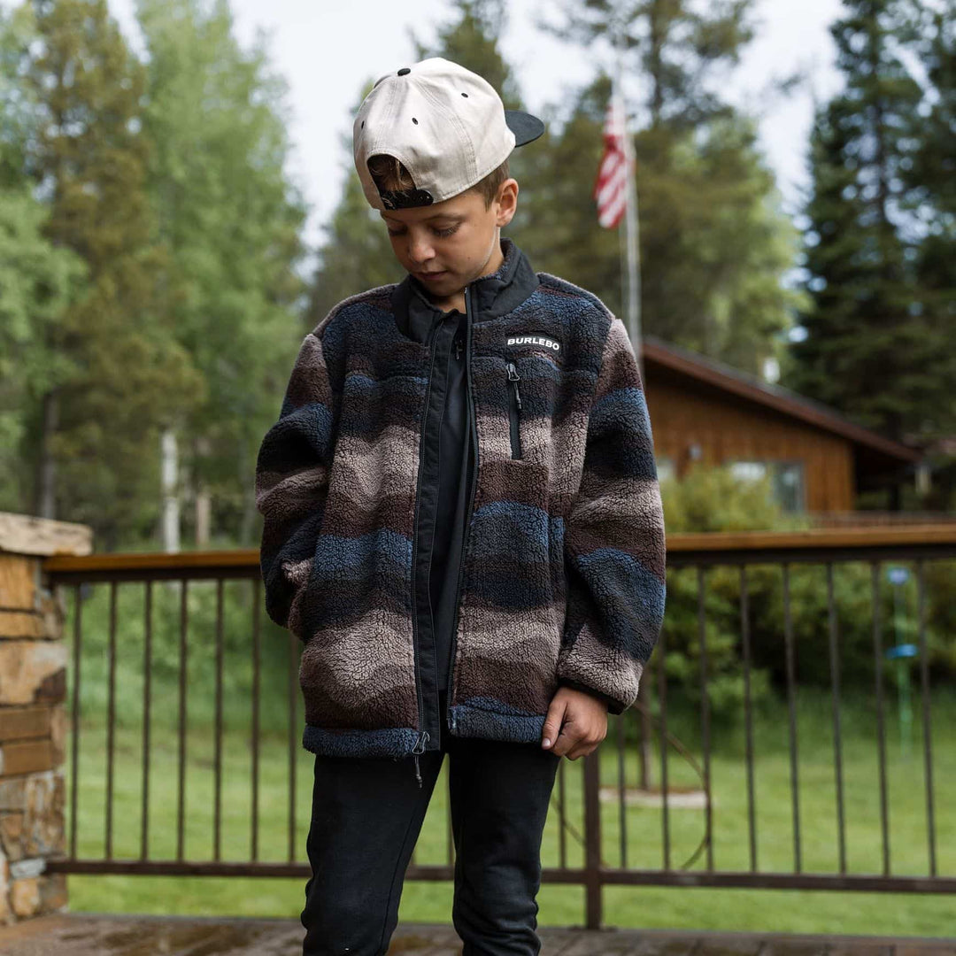 Burlebo Youth Mountain Fleece Full Zip Jacket