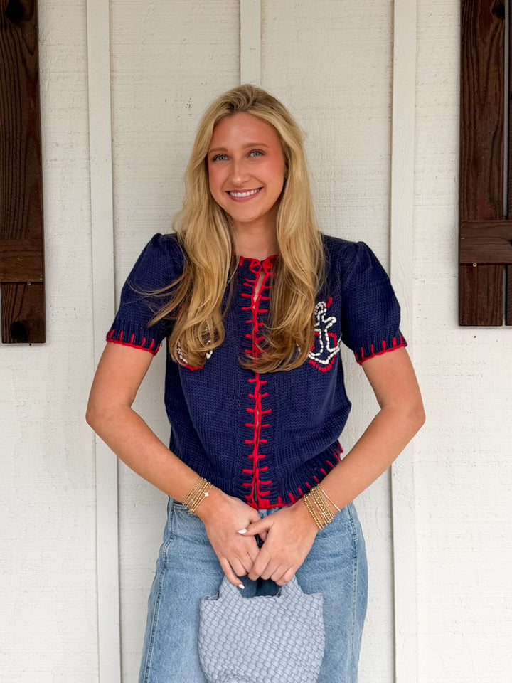 The Anchors Away Cardigan