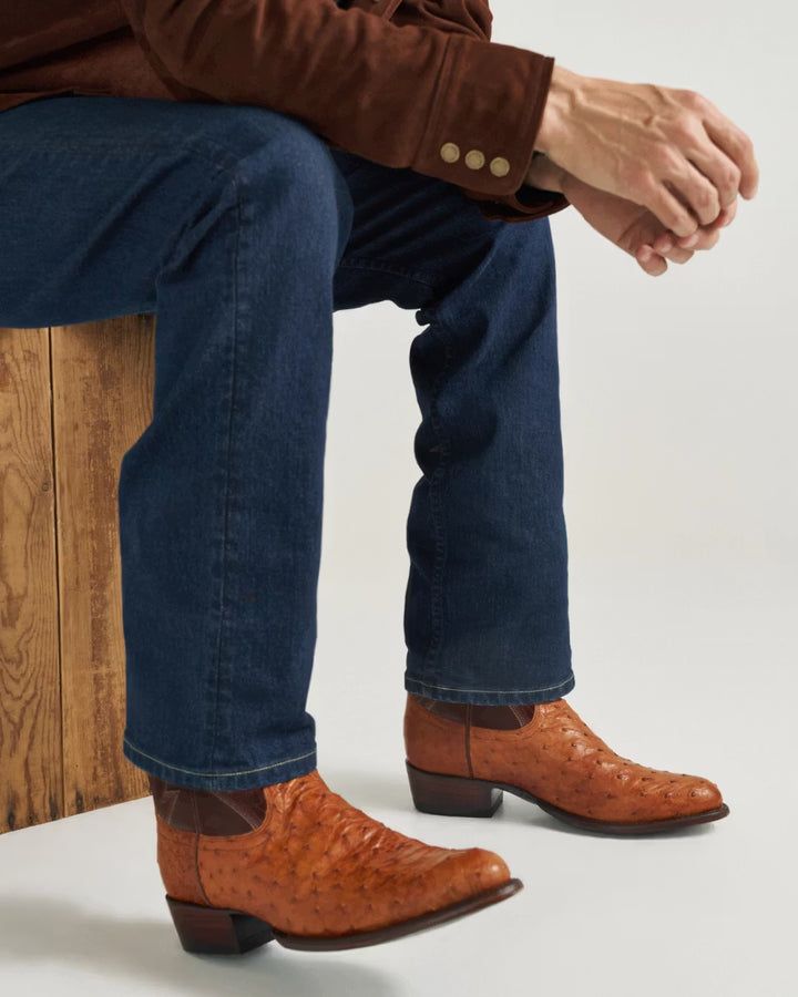 Men's Tecovas Wyatt Boot - Pecan Ostrich