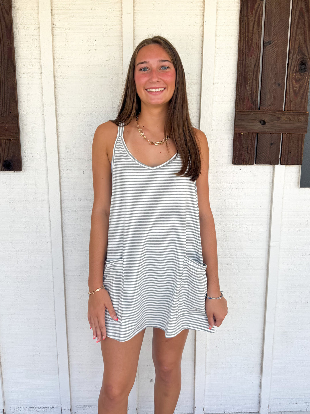 The Moore Romper Dress