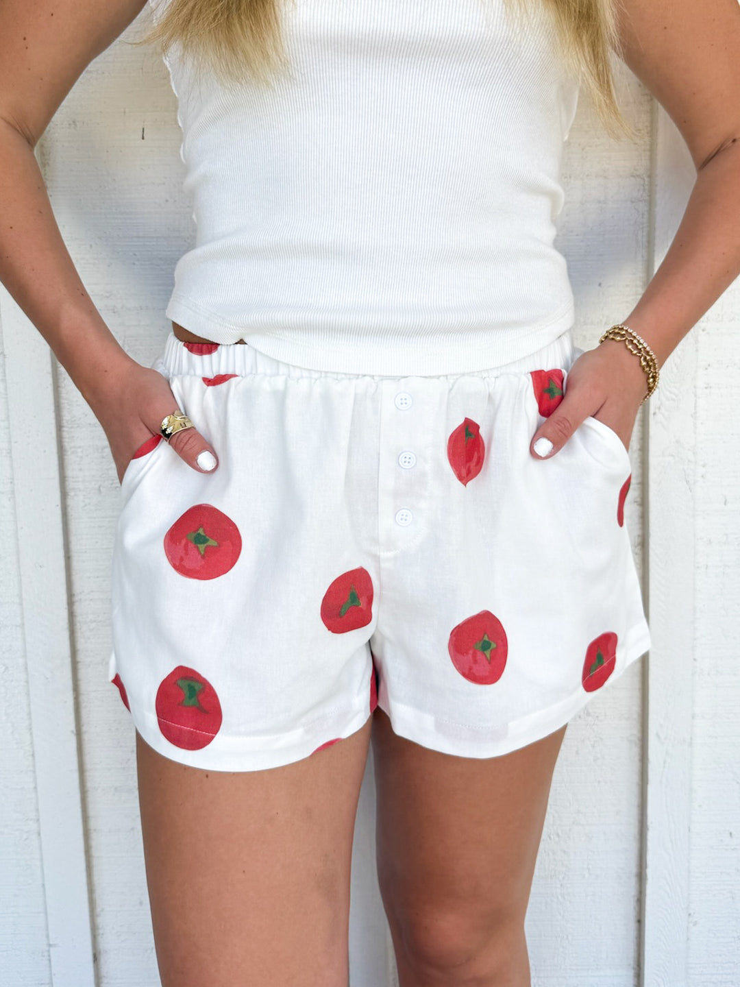 The Tippy Tomato Shorts