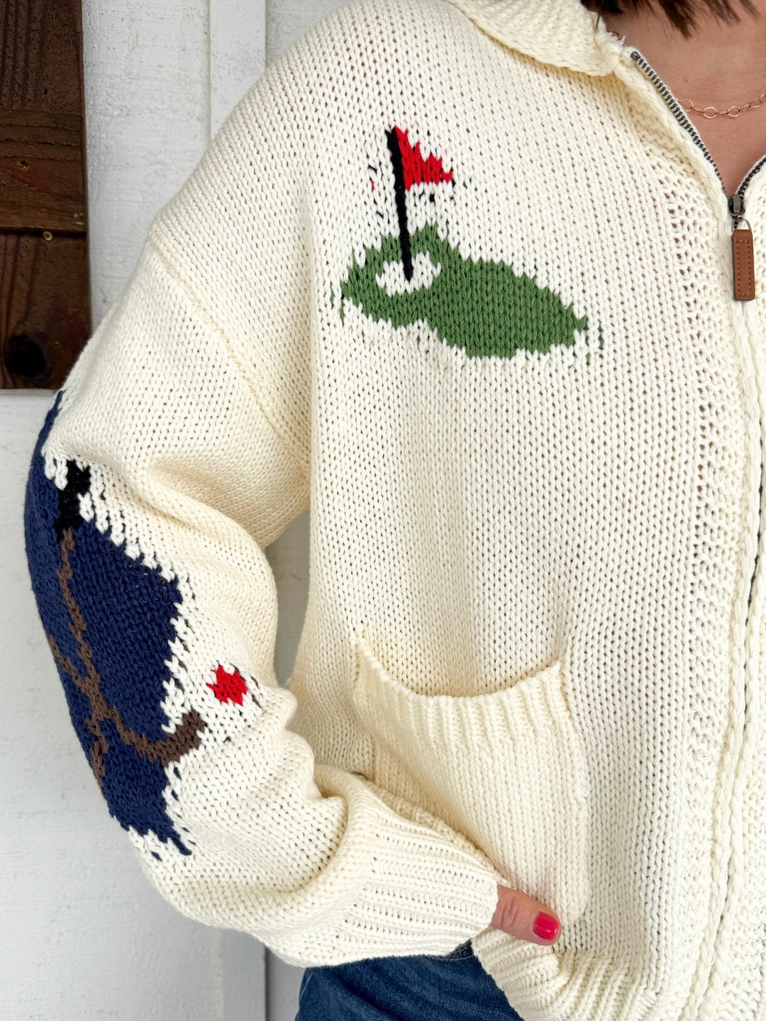 The Francesca Zip Cardigan