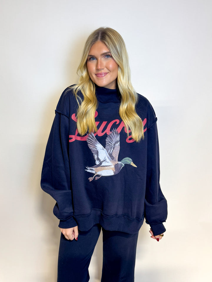 The Lucky Mallard Mockneck