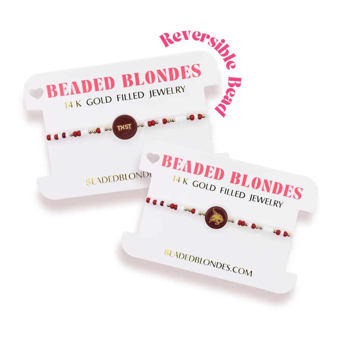 Beaded Blondes College Gameday Bracelet