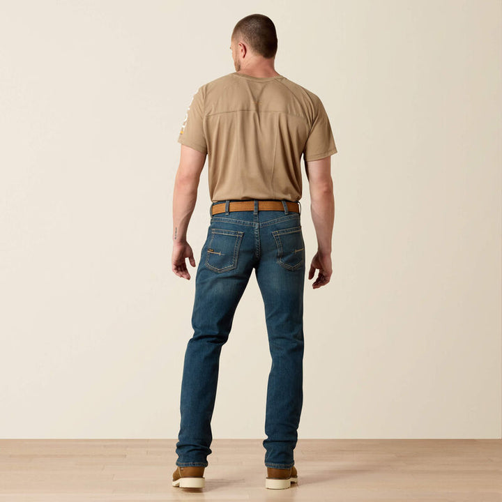 Ariat Men's Rebar M5 DuraStretch Edge Stackable Straight Leg Jean