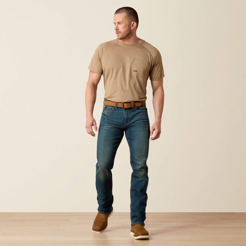 Ariat Men's Rebar M5 DuraStretch Edge Stackable Straight Leg Jean