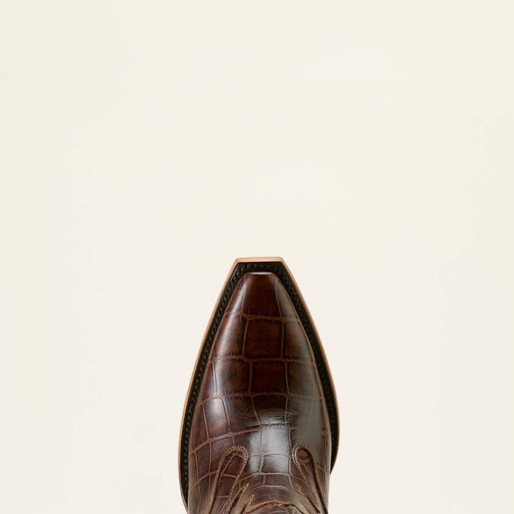 Ariat Women's Casanova Western Boot - Luxe Espresso Croc Print