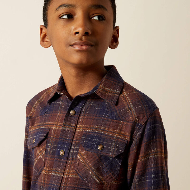Ariat Boys Harleigh Retro Classic Fit LS Shirt
