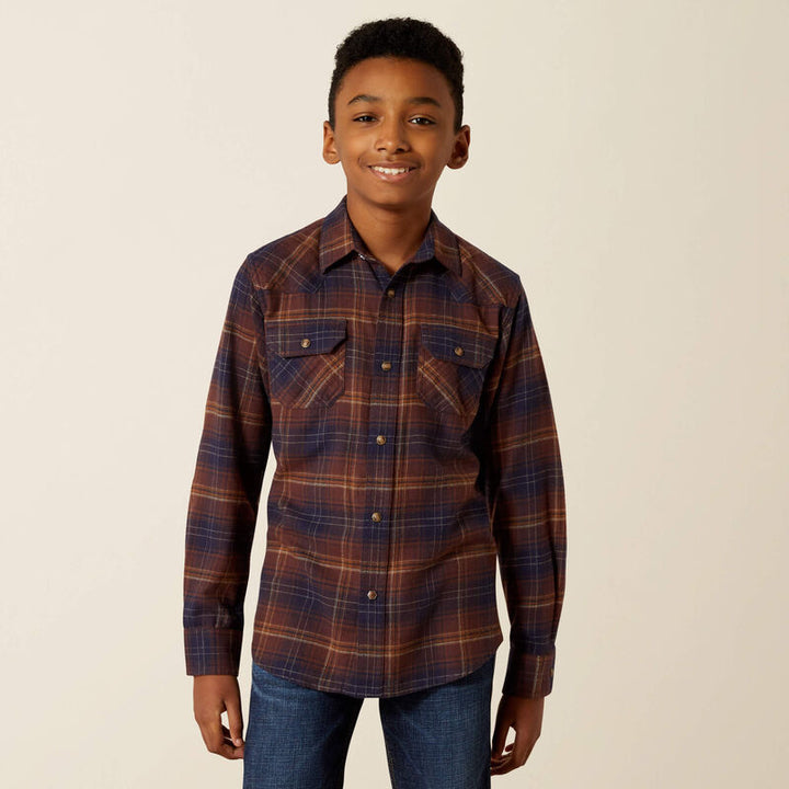 Ariat Boys Harleigh Retro Classic Fit LS Shirt