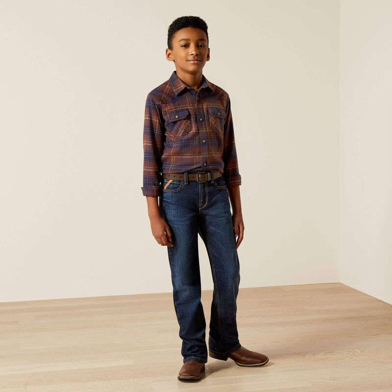 Ariat Boys Harleigh Retro Classic Fit LS Shirt