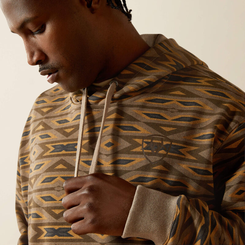 Ariat Men's All Over Print Hoodie