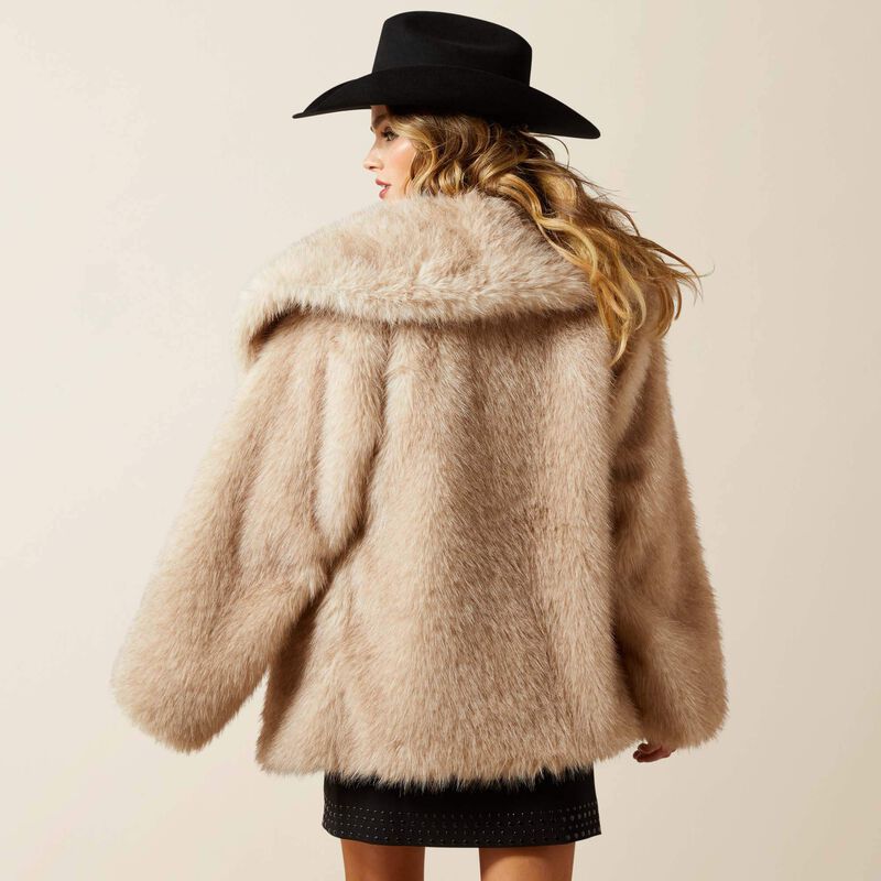 Ariat Women's Faux Fur Coat