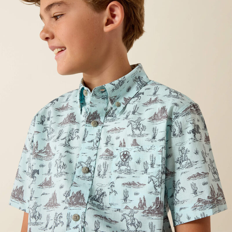 Ariat Boys Pratt SS Shirt