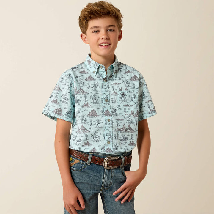 Ariat Boys Pratt SS Shirt