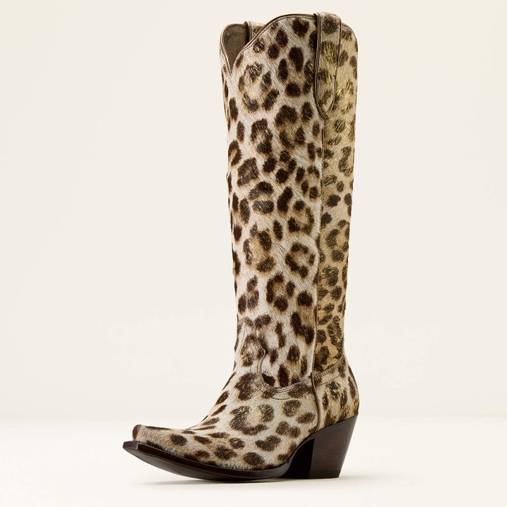 Ariat Casanova X Toe Western Boot - Gilded Leopard Hair