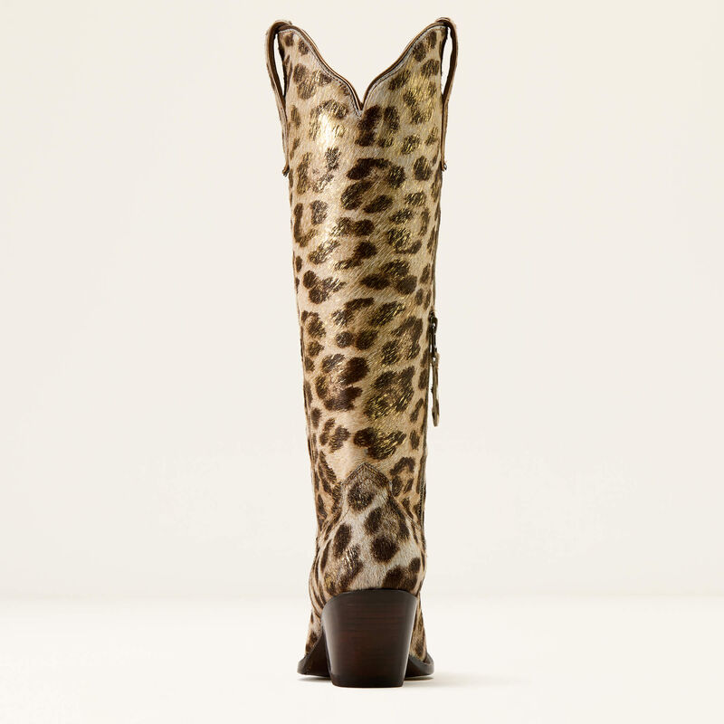 Ariat Casanova X Toe Western Boot - Gilded Leopard Hair