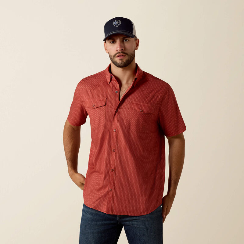 Ariat Men's VentTEK Western Fitted Snap Shirt