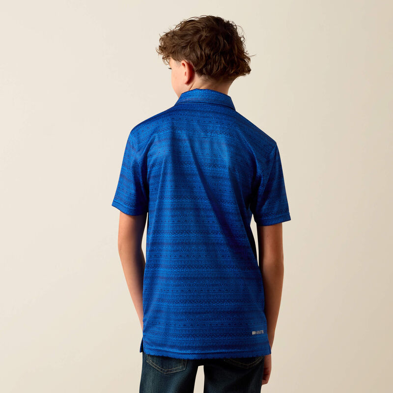 Ariat Boys All Over Print Polo