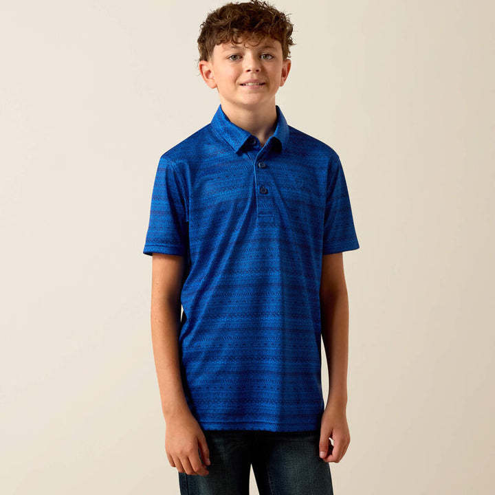 Ariat Boys All Over Print Polo