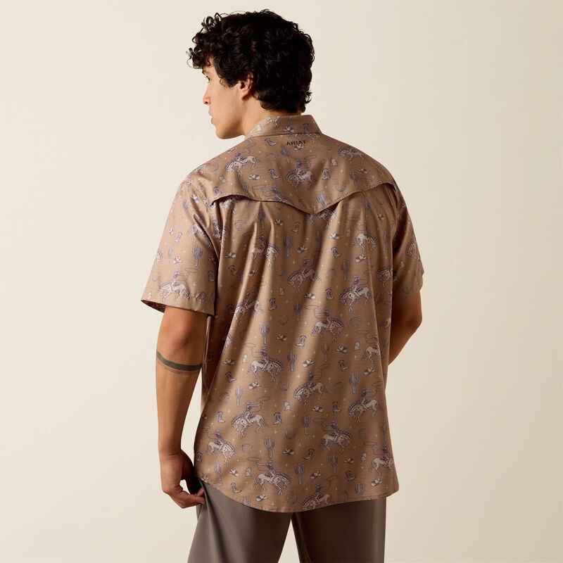 Ariat Men's VentTEK Western Fitted Snap Shirt