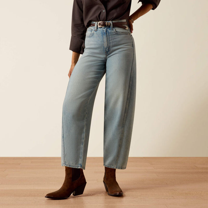Ariat Women's Ultra High Rise Jazmine Barrel Jeans