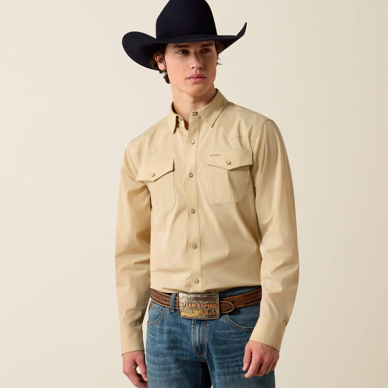 Ariat Men's FrontierTough VentTEK Western Fitted Shirt
