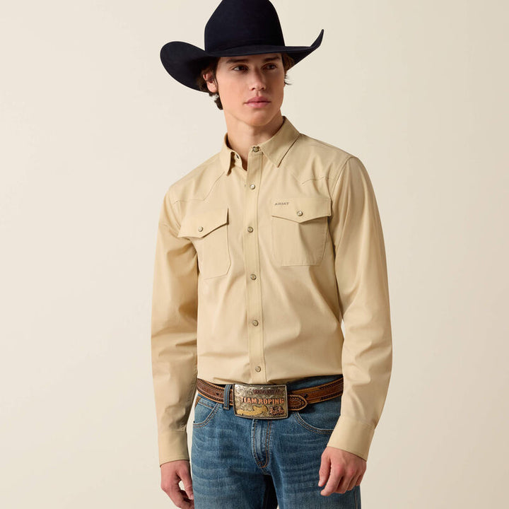 Ariat Men's FrontierTough VentTEK Western Fitted Shirt