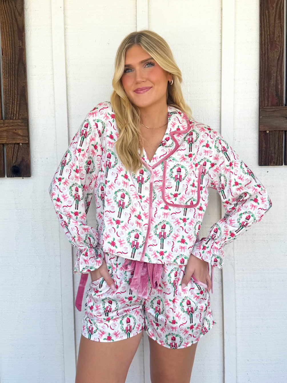 The Christmas Bow Pajamas