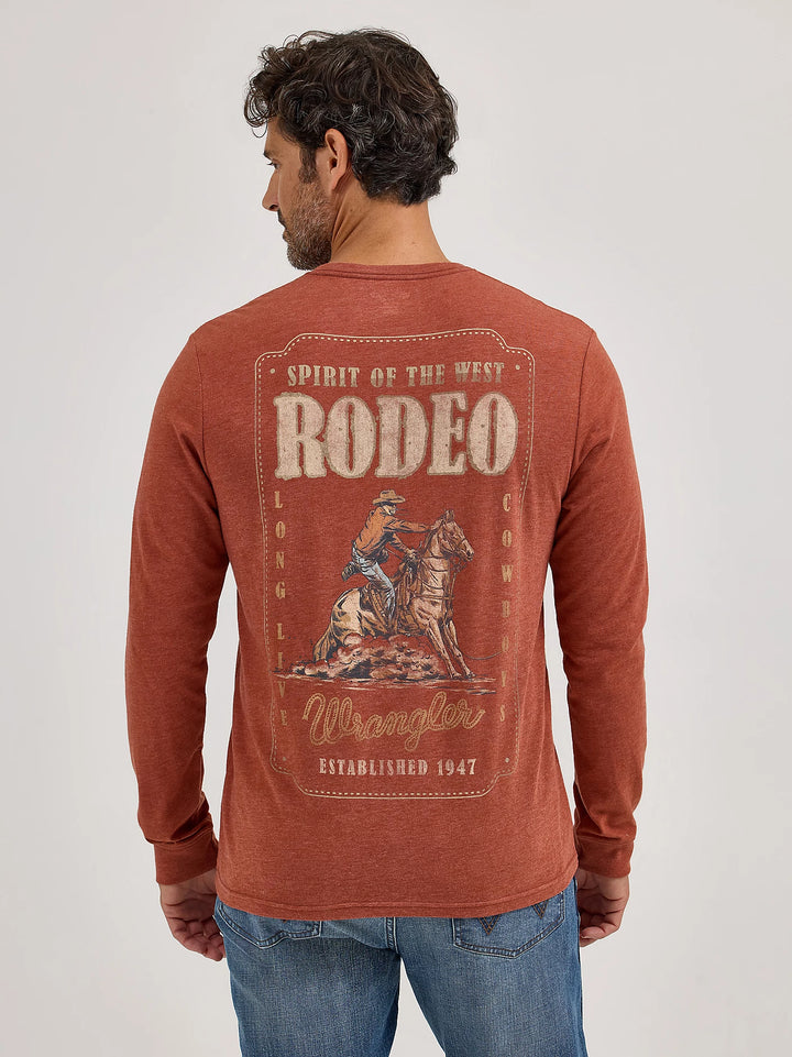 Wrangler Men's Buster Cowboy LS Tee