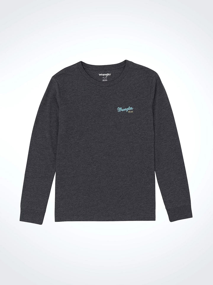 Wrangler Boys Long Live Cowboys LS Tee