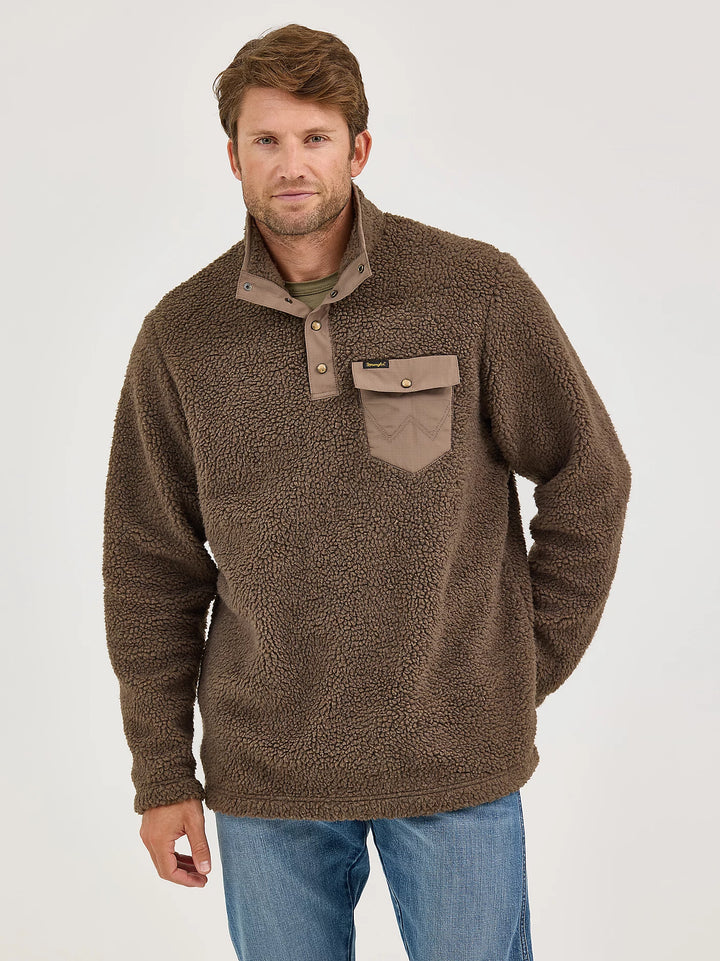 Wrangler Men's Sherpa Pullover