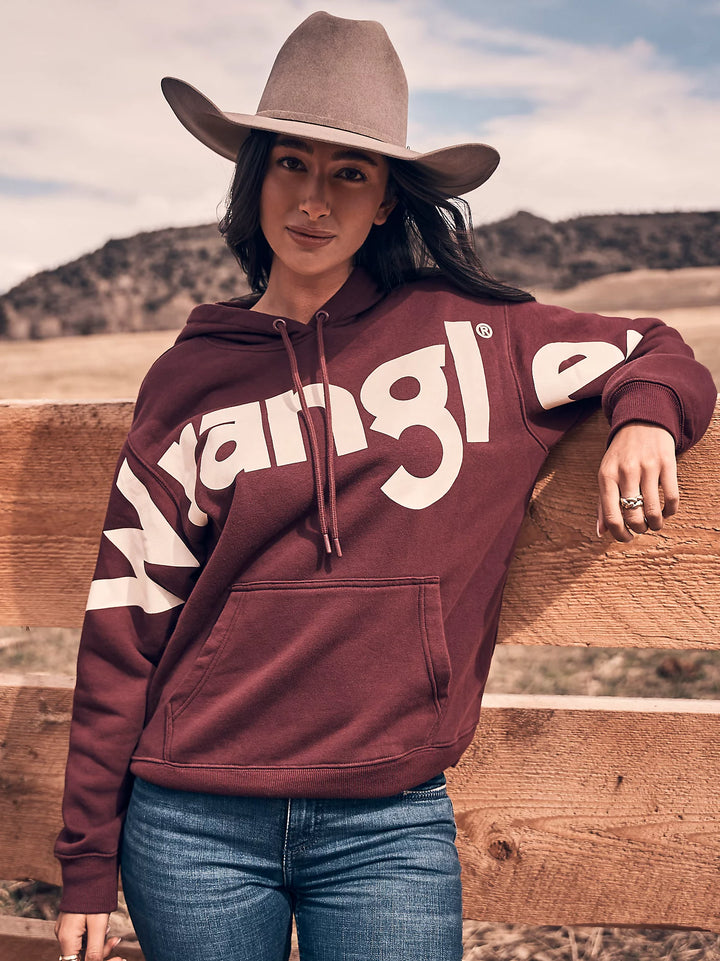 Wrangler Women's Bold Logo Hoodie