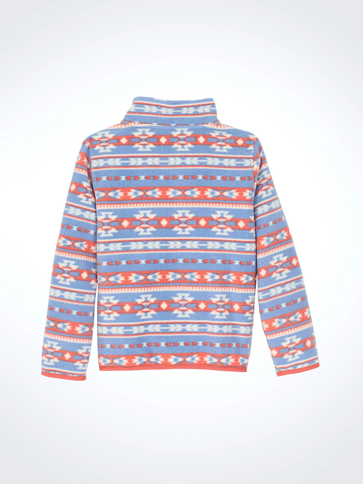 BR Wrangler Girl's Southwest Sherpa Pullover