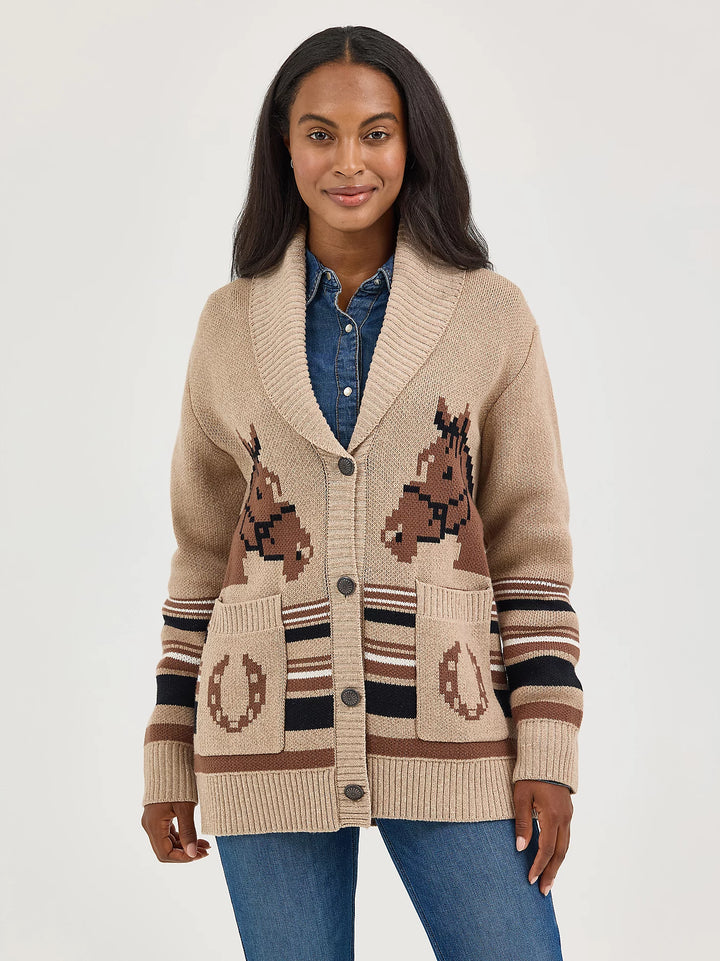 Wrangler Women's Retro Western Cardigan