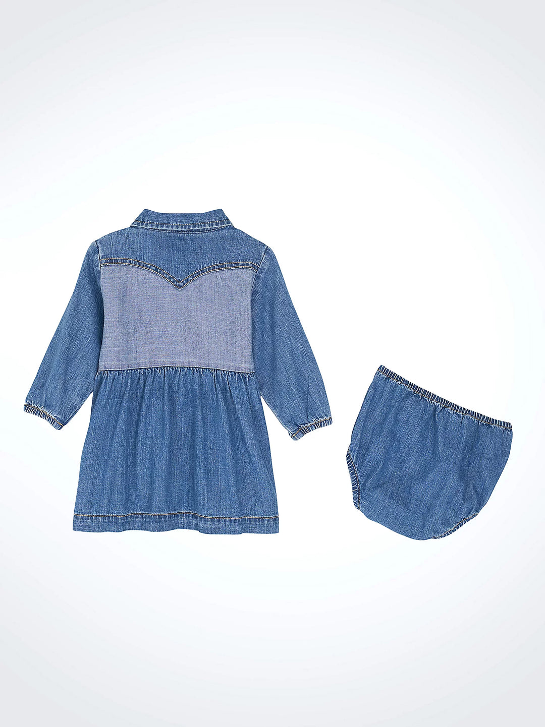 Wrangler Baby Girl Denim Western Dress