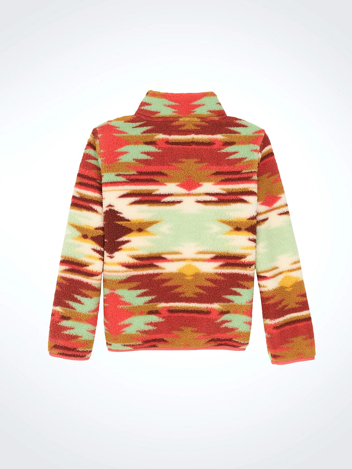 BR Wrangler Girl's Southwest Sherpa Pullover