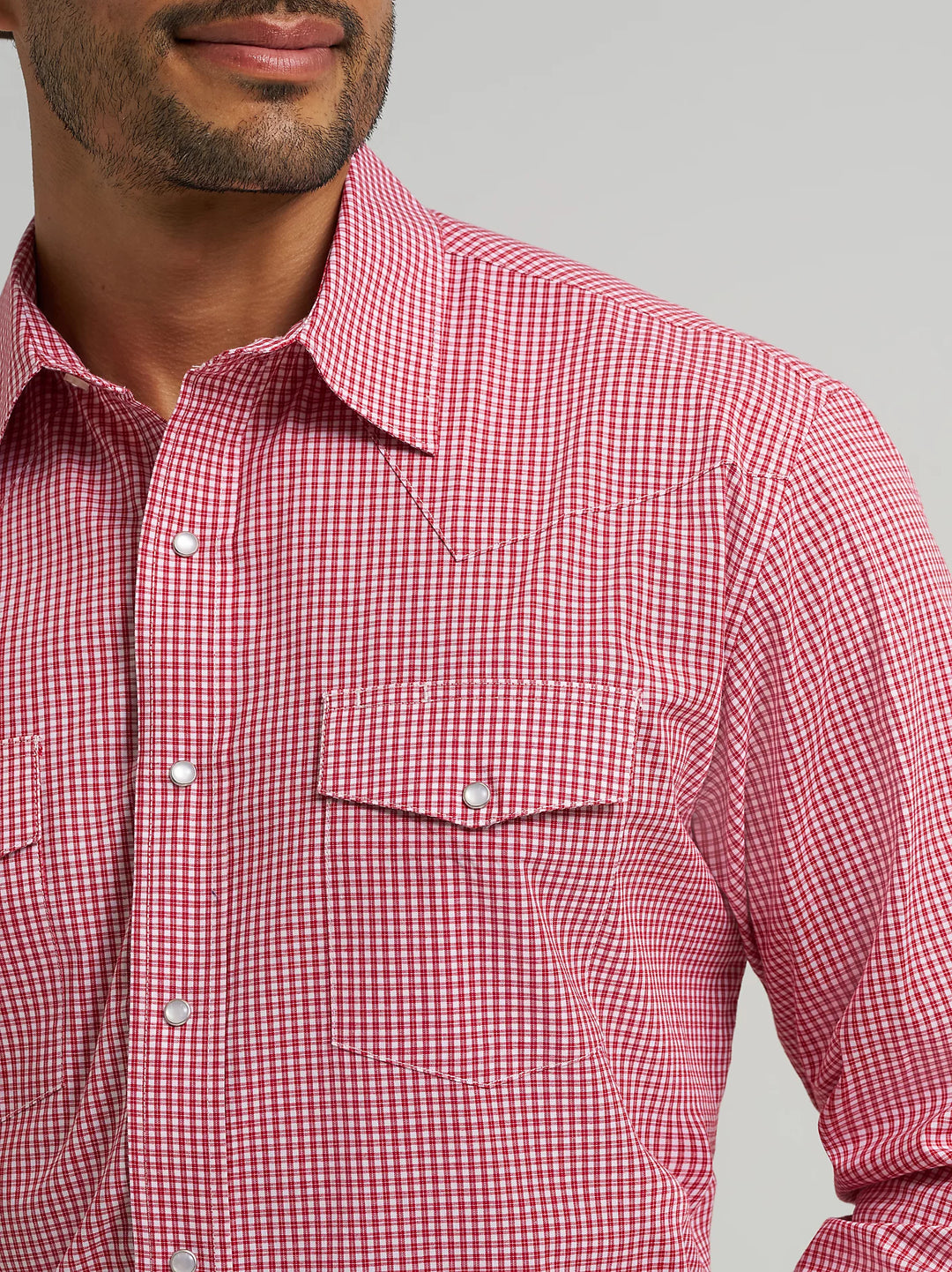 Wrangler Men's Wrinkle Resist LS Shirt