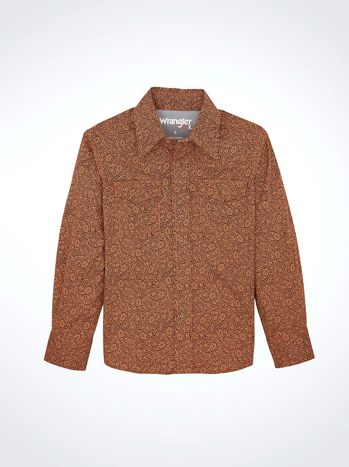 Wrangler Boys 20X Advanced Comfort LS Snap Shirt