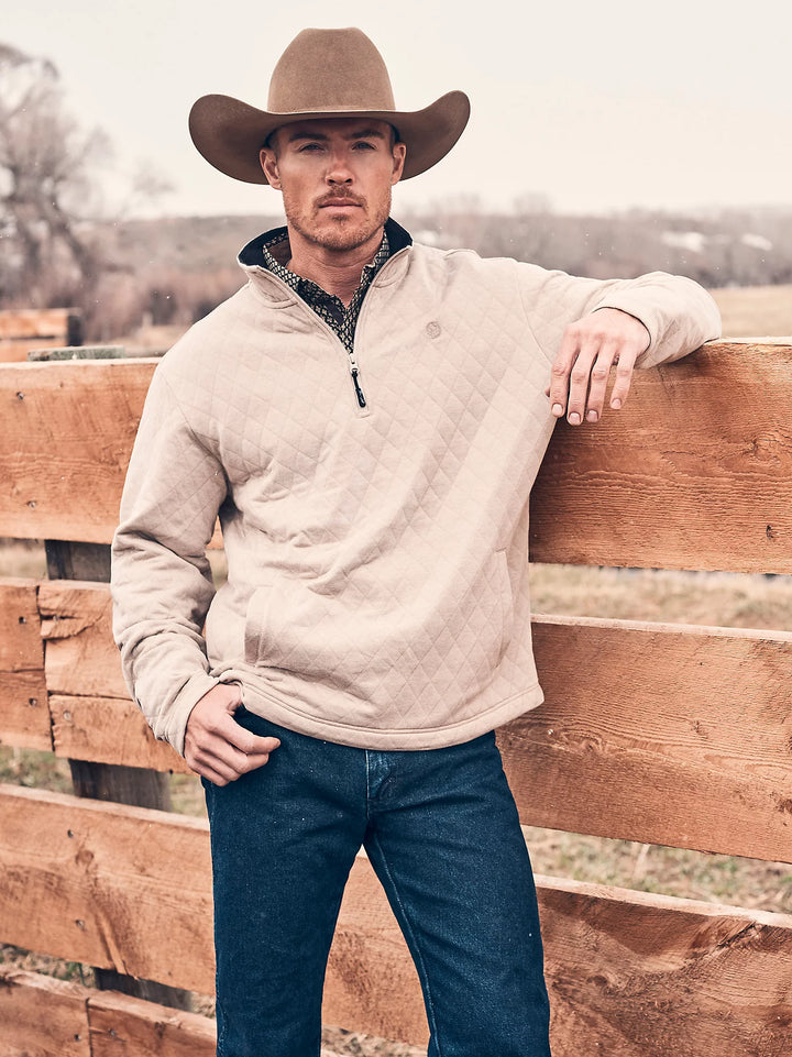Wrangler Men's George Strait Quilted Pullover
