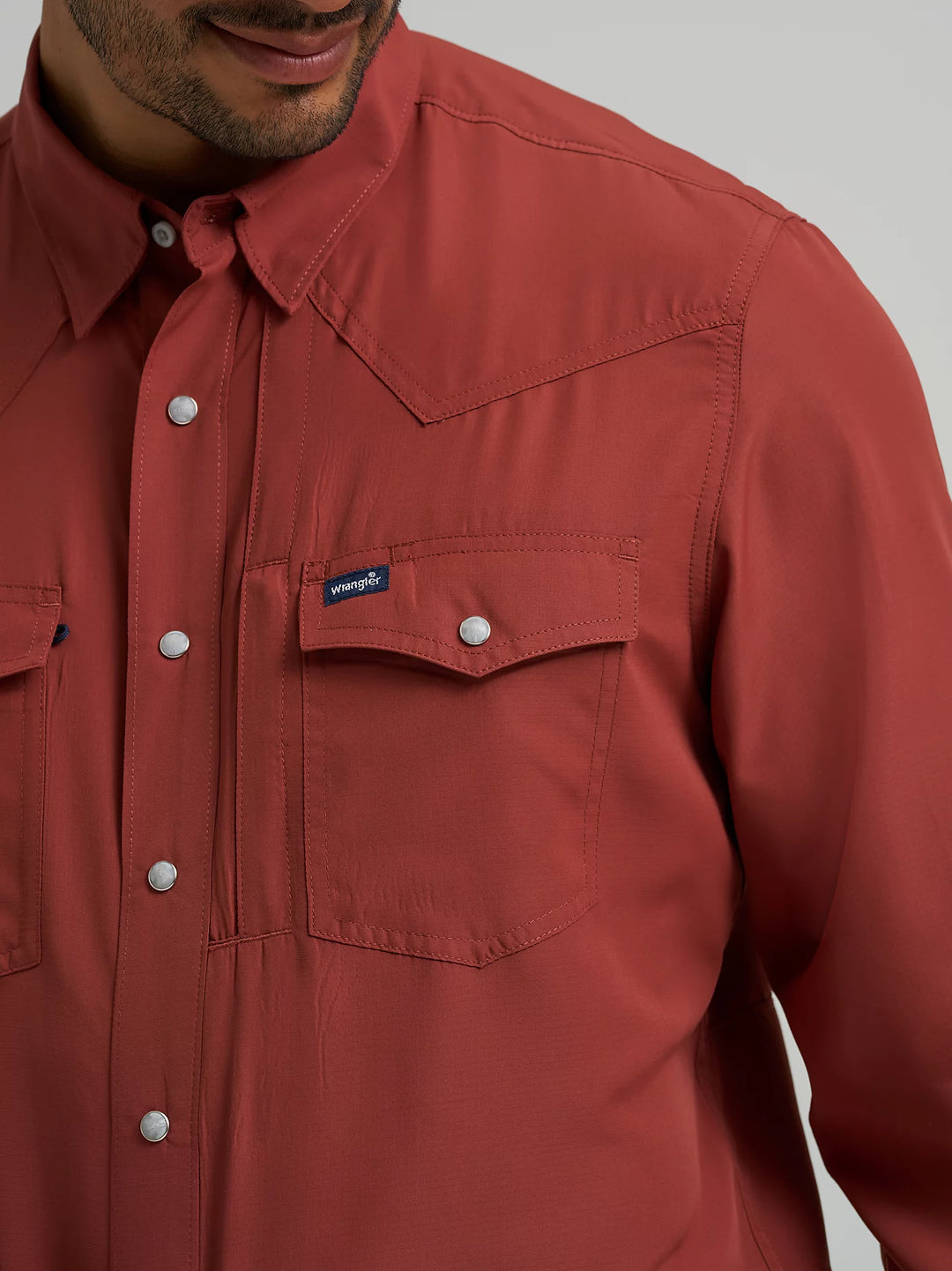 Wrangler Men's Performance LS Snap Shirt
