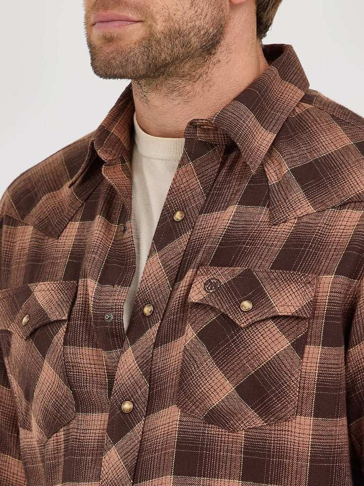 Wrangler Men's Retro Flannel Western LS Shirt