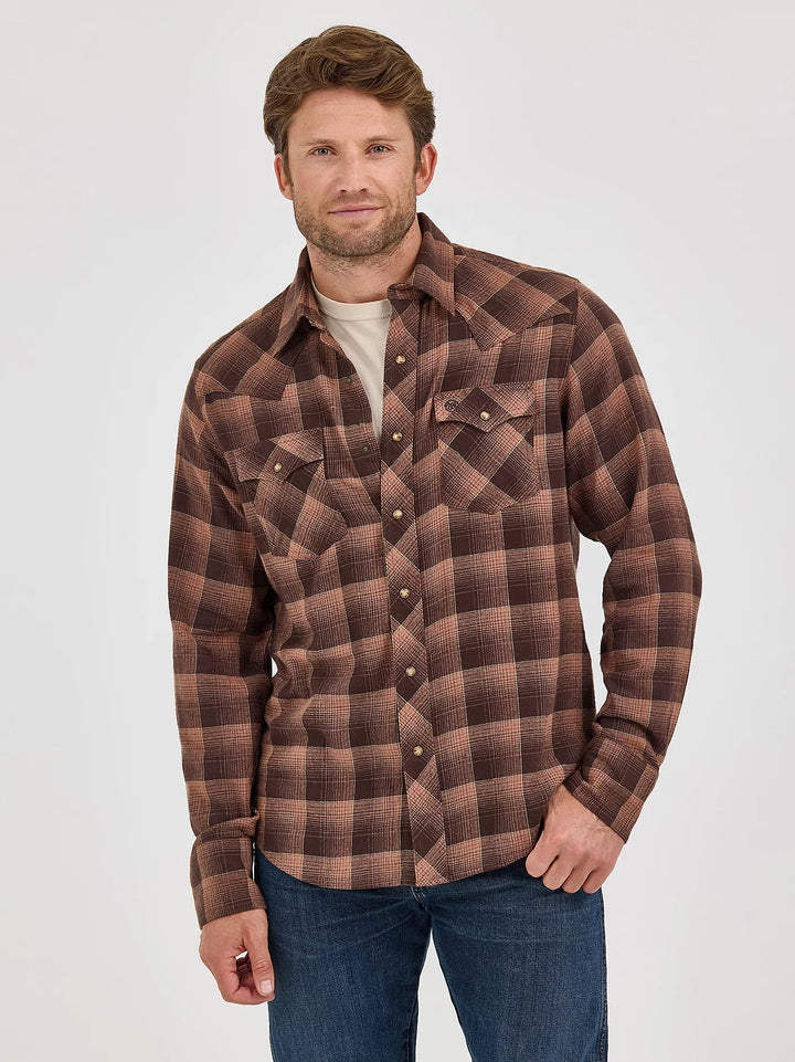 Wrangler Men's Retro Flannel Western LS Shirt